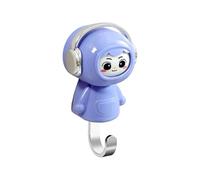 Zqxnt Crochet mural à coller sur les surfaces lisses - Convient aux filles qui changent de visage - Cintres polyvalents pour la maison et le bureau - Crochet adhésif pour fille de dessin animé