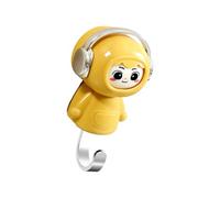 Zqxnt Crochet mural à coller sur les surfaces lisses - Convient aux filles qui changent de visage - Cintres polyvalents pour la maison et le bureau - Crochet adhésif pour fille de dessin animé