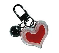 Zqxnt Design Alliage Couleur Coeur Pompons Chaîne Téléphone Chaîne Cartoon Love Sweet Cool Bag Voiture Écouteur Shell Pendentif Cartoon Love Glands Téléphone Lanyard, taille unique
