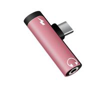 Zqxnt Double fonction : créez un lien sonore de 3,5 mm avec port de charge en aluminium mélangé, plan dense. Accord mondial pour prise de smartphones et écouteurs USB