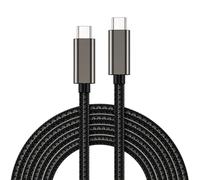 Zqxnt Durabilité USB C vers câble PD240W charge 20Gbps transfert de données vidéo 4K pour différents types d'appareils