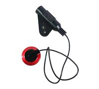 Zqxnt Ensemble de microphones piézoélectriques pour guitare, banjo, ukulélé, violon, mandoline, violoncelle, kalimba, harpes, instruments, transducteur piézoélectrique, faisceau de câblage avec bouton