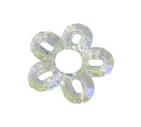 Zqxnt Grande breloque en acrylique creuse en forme de fleur pour bracelets, bijoux, pendentifs en voiture, 46 mm, pendentifs rétro en forme de fleur ouverte