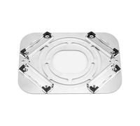 Zqxnt Grille en acier inoxydable résistant aux hautes températures pour tentes et feux de camp, facile à installer