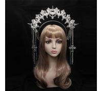 Zqxnt HaloCrown Kit de serre-tête VirginMary pour costume de déesse SunGoddess pour femme
