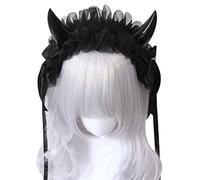 Zqxnt Joli serre-tête en forme de corne de diable pour carnaval, fête d'anniversaire, cosplay, accessoire unisexe