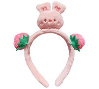 Zqxnt Joli serre-tête en peluche pour femmes et adolescentes pour laver le visage, fête d'anniversaire, rassemblement, accessoire pour cheveux
