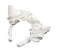 Zqxnt Joli serre-tête pour fille - Accessoire de photographie avec nœud en ruban délicat et oreilles d'animaux en peluche