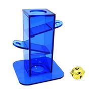 Zqxnt Jouet de recherche de perroquet pour la croissance de l'intelligence des oiseaux, boîte en acrylique transparent avec métal pour renforcer la relation avec les oiseaux