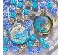 Zqxnt Lot de 100 perles de cire colorées scintillantes pour cachet, cire à cacheter en forme de fleur pour enveloppe, carte de vacances, peinture