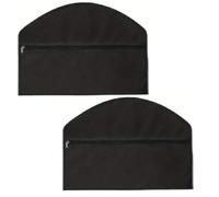 Zqxnt Lot de 2 cintres avec poches secrètes dissimulées pour les voyages et les hôtels - Porte-documents dissimulés - Pochette secrète à fermeture éclair