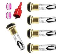 Zqxnt Lot de 5 tétines automatiques en acier inoxydable pour truies, porcelets et chèvres avec connecteur en laiton pour réservoirs d'eau