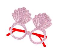 Zqxnt Lunettes d'événement de plage NoLens réutilisables sur le thème tropical, monture amusante pour festival de musique, vacances, accessoires photo, lunettes de fête
