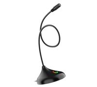 Zqxnt Microphones de bureau RVB portables pour PC et ordinateur portable avec filtrage avancé du bruit et large compatibilité avec microphones RVB