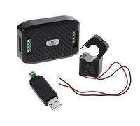 Zqxnt Module d'alimentation haute performance PZEM-016 - Compteur de courant - Facteur de puissance - Câblage facile pour l'industrie