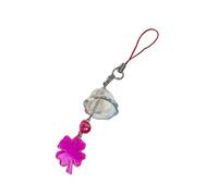 Zqxnt Multi-usage, trèfles à quatre feuilles, carillon, sangle de téléphone, couleur élégante, robuste, acrylique, accessoire de mode, pendentif trèfles