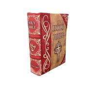 Zqxnt Oreiller doux en peluche biblique, souvenirs religieux, portables, coussins confortables pour voyage, maison, décoration, cadeau, livre en peluche