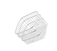 Zqxnt Panier de cuisine multifonction en fil métallique - Support de drainage creux - Gain de place - Récipient pour le stockage des aliments - Panier de vidange de cuisine en acier inoxydable