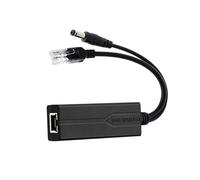 Zqxnt Petit répartiteur DC 5,5 x 2,1 mm DC 12 V vers DC 5,5 x 2,1 mm Adaptateur 48 V entrée vers sortie 12 V pour caméras de surveillance PoE Splitter