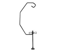 Zqxnt Pinces de lampe d'extérieur en fer avec base résistante à la rouille, support de lampe en fer pour moustiques, bobine et accessoires de lumière de camping
