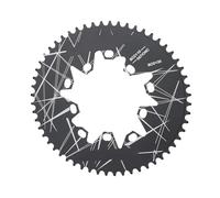 Zqxnt Plateau ovale en alliage d'aluminium pour vélos de route pliants ovales 52T/54T/56T/58T/60T