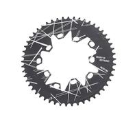 Zqxnt Plateau ovale en alliage d'aluminium pour vélos de route pliants ovales 52T/54T/56T/58T/60T