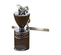 Zqxnt Porte-clés unique en métal avec poignée de filtre pour machine à café - Cadeau idéal pour les amateurs de café, Machine à café, taille unique