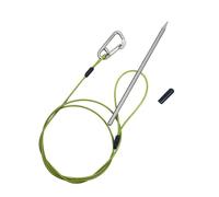 Zqxnt Porte-poisson pour la plongée rapide Handspear Fish Needle Hook Fish Stringer avec mousqueton Big Game Fishing Weight Belt Clip