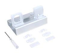 Zqxnt Présentoir multifonction pour téléphone, montre, écouteurs, support de bureau pour câble de charge (câble non inclus) Support de téléphone en métal