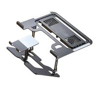 Zqxnt Support de refroidissement réglable 2 en 1 pliable pour ordinateur portable, tablette, support ergonomique et réglable pour téléphone portable