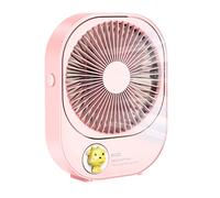 Zqxnt Ventilateur de bureau avec 3 vitesses super silencieuses, chargement USB, pour intérieur ou extérieur, camping, salle de sport, tapis de course, ventilateur personnel portable rechargeable