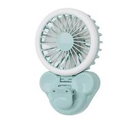 Zqxnt Ventilateur de bureau rechargeable par USB à 3 vitesses - Petit ventilateur multifonction pliable pour sac à main, refroidissement extérieur