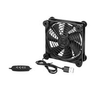 Zqxnt Ventilateur de refroidissement 120 mm avec connexion USB pour racks de serveur électroniques, armoires réseau et ordinateur portable Prévention de surchauffe Ventilateur alimenté par USB