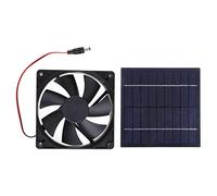Zqxnt Ventilateur solaire alimenté par panneau solaire 20 W Ventilateur d'extraction d'air Ventilateur de grenier pour ventilation Ventilateur alimenté par panneau d'échappement