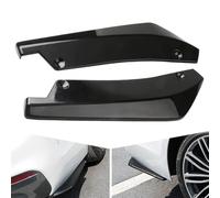 ZQYCD 2 Pièces Diffuseur De Spoiler De Pare-Chocs Arrière pour BMW X5M E70 2006-2013, Universelle Bande Pare Chocs Avant Arrière Diffuseur Becquet,A/Black
