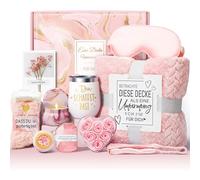 ZQYMM Cadeaux pour femmes, ensemble de 11 pièces de soins spa à la rose | Idée cadeau pour femmes, coffret bien-être pour l'anniversaire d'une amie, Noël, fête des mères, maman, meilleure amie, sœur.