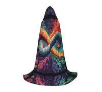 ZQYTGFDC Cape à capuche Dopamine Couleur M pour adolescents Cape avec pour Halloween Cosplay Costumes