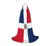 ZQYTGFDC Cape à capuche République dominicaine M pour adolescentsCape avec pour Halloween Cosplay Costumes