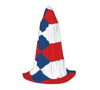 ZQYTGFDC Drapeau de la République tchèque M Cape à capuche pour adolescentsCape avec pour Halloween Cosplay Costumes