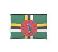 ZQYTGFDC Drapeau de l'Ukraine - Fermeture éclair - 22 x 16,5 cm - Petit organisateur de toilette pour la Saint-Valentin, une amie, une petite amie, Drapeau du Commonwealth de la Dominique, TAILLE