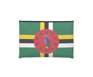 ZQYTGFDC Drapeau de l'Ukraine - Fermeture éclair - 22 x 16,5 cm - Petit organisateur de toilette pour la Saint-Valentin, une amie, une petite amie, Drapeau du Commonwealth de la Dominique, TAILLE