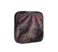 ZQYTGFDC Lavender is Fields Pochette d'hygiène féminine, capacité de 6 ou 10 tampons, petit organisateur pour sac à main, valise, cadeau pour filles et femmes