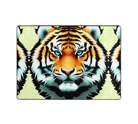 ZQYTGFDC Little Fat Grand tapis en peluche à poils longs super doux antidérapant en flanelle pour chambre à coucher, salon, chambre d'enfant, lavable avec envers en caoutchouc - 203,2 x 147,3 cm