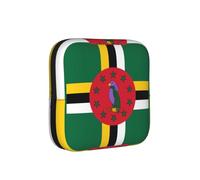 ZQYTGFDC Pochette d'hygiène féminine Drapeau du Commonwealth de Dominique, capacité de 6 ou 10 blocs, petit organisateur pour sac à main, valise, cadeau pour filles et femmes