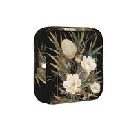 ZQYTGFDC Pochette d'hygiène féminine en fleurs fleuries, capacité de 6 à 10 tampons, petit organisateur pour sac à main, valise, cadeau pour filles et femmes