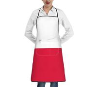 ZQYTGFDC Tablier de cuisine en tissu imperméable pour femme Motif drapeau polonais