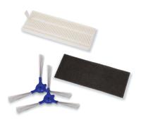 Zr720002 Brosse Latérale + Filtre Allergy Care, Compatibles Avec Les Aspirateurs Robot Explorer Série 20 Et 40 Et Smart For[BLE64]