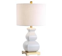 ZR98US 25,5 in Table Lamp Gift for Bedroom, Office, Living Room, Suitable for Housewarming and Christmas, Navy/Gold
