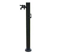 ZR98US 304 Stainless Steel Vertical Garden Water Column, Freestanding Hose Stand with Faucet, Decorative Yard Hydrant Floor Mounted Water Feature Fountain
