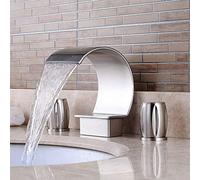 ZR98US Antique Black Copper Enclosure Bathroom Sink Faucet Two-Hand Basin Faucet Retro Cold Water Mixer Tap Double Handle Combined Belt Aerator